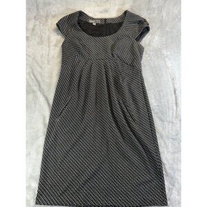 Donna Ricco New York Dress Women's 12 Black & White Zip up with pockets